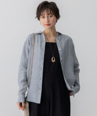 集英社HAPPY PLUS STORE23区 S（ニジュウサンク エス）/【杏さん着用】LIBECO ベーシック シャツ