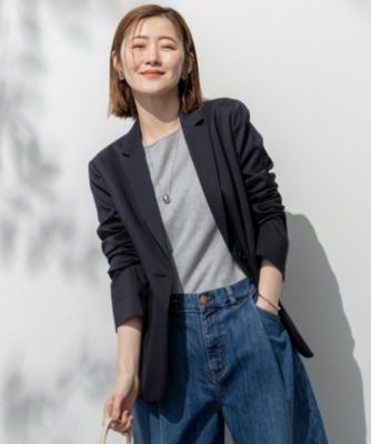 美品】マーガレットハウエル 23SS コットンシルク テーラード