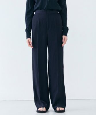 集英社HAPPY PLUS STOREBEIGE，（ベイジ）/【洗える】BERNARD / リネンストレートフルレングスパンツ