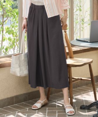 集英社HAPPY PLUS STORE自由区 L（ジユウク　エル）/【セットアップ対応・接触冷感・UVケア・洗える】エアリーツイルキュロット パンツ