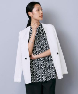 ICB 【接触冷感・洗える】 UnleashLite ノーカラージャケット ICB(アイシービー)の【一部カラーのみ接触冷感・洗える