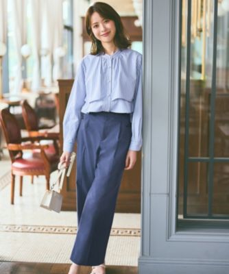集英社HAPPY PLUS STOREany SiS（エニィスィス）/【ストレッチ・接触冷感・撥水・UVカット・洗える】エアリーストレッチ ワイドパンツ