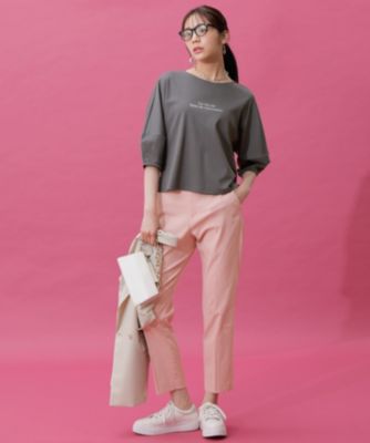 集英社HAPPY PLUS STOREany SiS（エニィスィス）/【ストレッチ・接触冷感・撥水・UVカット・洗える】エアリーストレッチ テーパードパンツ