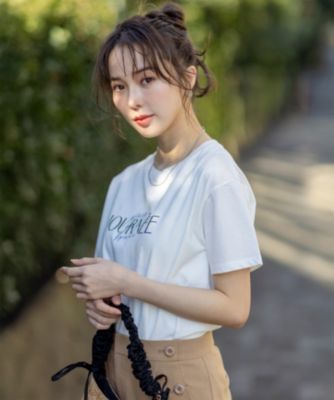 集英社HAPPY PLUS STOREany SiS（エニィスィス）/【洗える】アソートロゴ Tシャツ