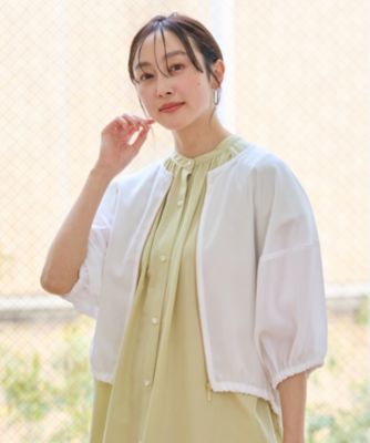 お手軽価格で贈りやすい any FAM(エニィファム)の【洗濯機可】シアーランタンスリーブ 洗顔グッズ
