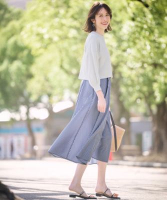 集英社HAPPY PLUS STOREany SiS（エニィスィス）/【2SET】シャツワンピ × ニット セット