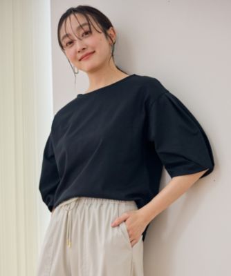 集英社HAPPY PLUS STOREany FAM（エニィファム）/【洗濯機可/接触冷感/UVケア】タックスリーブカットソー