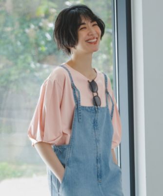 集英社HAPPY PLUS STOREANY（エニィ）/【洗濯機可/接触冷感/UVケア】タックスリーブカットソー