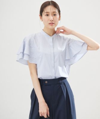 集英社HAPPY PLUS STORE組曲（クミキョク）/コットンレーヨンシャーティング ブラウス