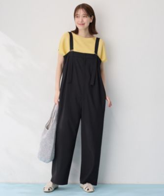 集英社HAPPY PLUS STOREany FAM（エニィファム）/【洗濯機可/接触冷感/UVケア】イージーケアライトストレッチサロペット