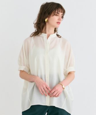 激安通販の BEIGE，(ベイジ)の【洗える】AMARYLLIS / シアーパフオーバー トップス