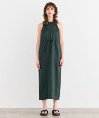 BEIGE, ベイジ ウォッシャブルリネンアメスリロングワンピース BEIGE，(ベイジ)の【洗える】BERGAMOT / ウォッシャブルリネン