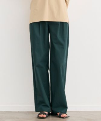 集英社HAPPY PLUS STOREBEIGE，（ベイジ）/【洗える】GAZANIA / コットンチノ2タックワイドパンツ