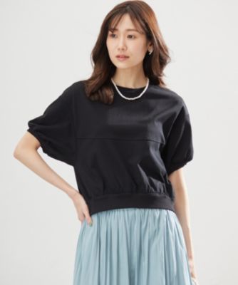 集英社HAPPY PLUS STORE組曲 L（クミキョク　エル）/【WEB限定・接触冷感・UVケア】クールプレーティング天竺スエットライク カットソー