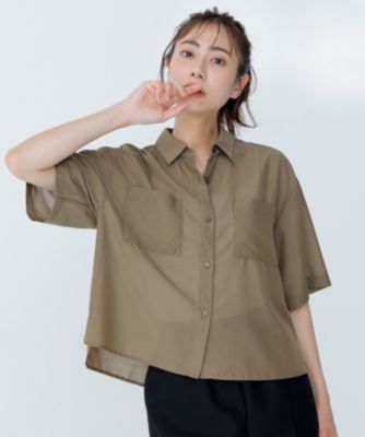 集英社HAPPY PLUS STOREany FAM（エニィファム）/【洗濯機可】シアーテックリネンシャツ