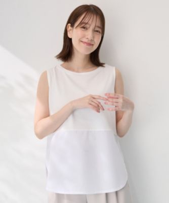 集英社HAPPY PLUS STOREany FAM（エニィファム）/【洗濯機可】ラウンドヘムコンビインナー