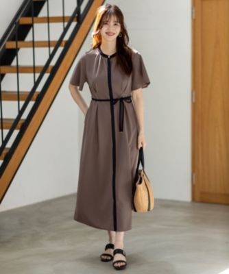 集英社HAPPY PLUS STOREany SiS（エニィスィス）/【UVケア・ストレッチ・洗える】2WAYジョーゼットジャージー ワンピース