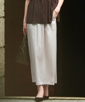 23区　スムースサテン Iライン スカート 23区｜【撥水加工/洗える】スムースサテン Iライン スカート | Rakuten