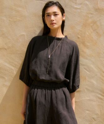 集英社HAPPY PLUS STORE23区（ニジュウサンク）/【洗える】LIBECOリネン ボリュームスリーブ ブラウス