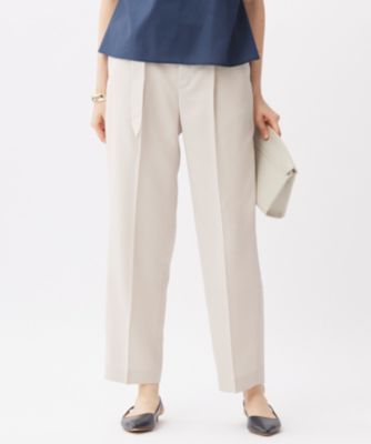 【セットアップ対応】ライトリネンライクテーパード パンツ