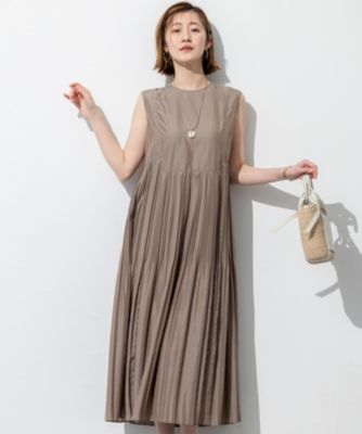 23区(ニジュウサンク)の【洗える】プリーツコンビ ワンピース通販