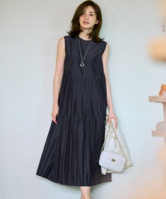 集英社HAPPY PLUS STORE23区（ニジュウサンク）/【洗える】プリーツコンビ ワンピース