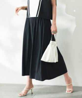 集英社HAPPY PLUS STOREICB L（アイシービー　エル）/【WEB限定カラーあり・UVカット・接触冷感・速乾】マットスキューバ フレアスカート