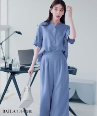 集英社HAPPY PLUS STOREany SiS（エニィスィス）/【接触冷感・UVカット・速乾】スムージーポリエステル 2WAY ブラウス