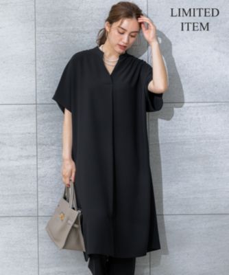 最新コレックション 23区 エル)の【Lサイズ限定/吸水速乾/UVカット L(ニジュウサンク ワンピース