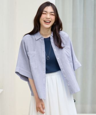 集英社HAPPY PLUS STOREany FAM（エニィファム）/【手洗い可】コットンリネンブラウス