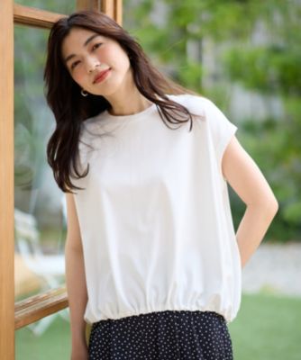 集英社HAPPY PLUS STOREany FAM（エニィファム）/【洗濯機可/UVケア】シルケットスムースドロストＴシャツ