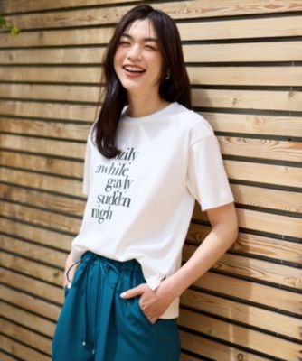 集英社HAPPY PLUS STOREany FAM（エニィファム）/【洗濯機可/UVケア/接触冷感】半袖ロゴＴシャツ