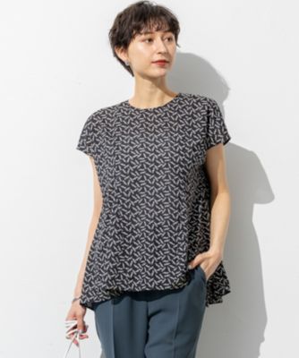集英社HAPPY PLUS STORE23区（ニジュウサンク）/【洗える】エスパドリーユ プリント ブラウス