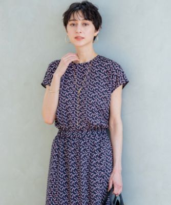 集英社HAPPY PLUS STORE23区 L（ニジュウサンク エル）/【洗える】エスパドリーユ プリント ブラウス