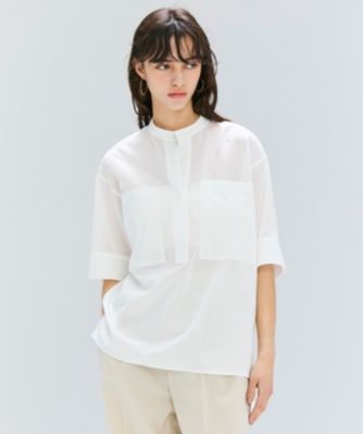 BEIGE, ベイジ ブラウス ホワイト バックファスナー BEIGE，（ベイジ，）通販 - HAPPY PLUS STORE