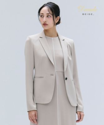 集英社HAPPY PLUS STOREBEIGE，（ベイジ）/【洗える】CINDY / テーラードジャケット