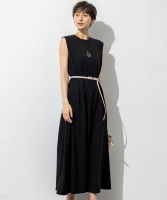 集英社HAPPY PLUS STORE23区 S（ニジュウサンク エス）/【Oggi8月号掲載/接触冷感/洗える】ツイストコットンプレーティング スリーブレスワンピース