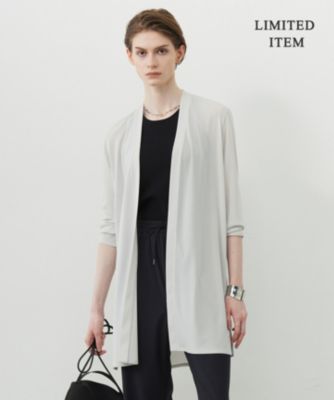 【接触冷感・洗える】PINION ロングカーディガン ICB(アイシービー)の【WEB限定・接触冷感・洗える】PINION