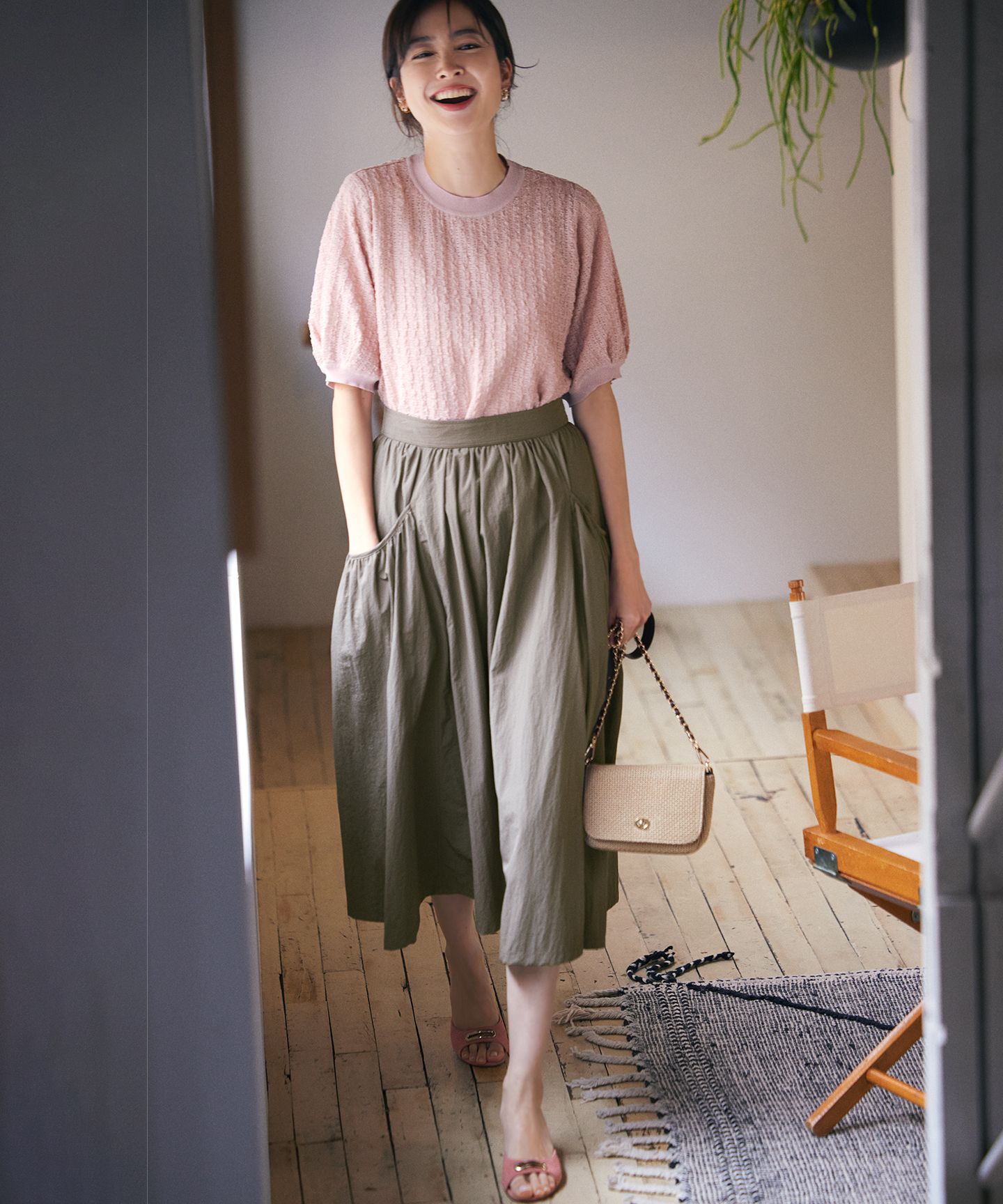 組曲 L(クミキョク　エル)/レーシージャージーニットライク カットソー