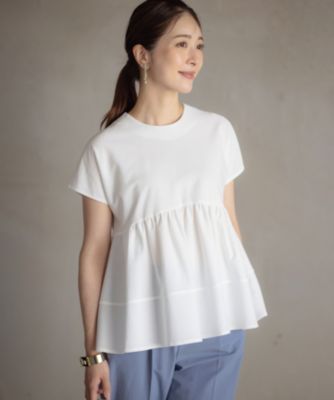 集英社HAPPY PLUS STORE組曲（クミキョク）/ツイルジャージーティアード カットソー