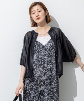 集英社HAPPY PLUS STORE23区（ニジュウサンク）/【洗える】ソフトシアーフィルム コンパクト ブラウス
