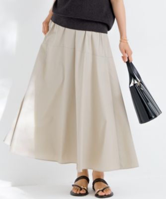 集英社HAPPY PLUS STORE23区 S（ニジュウサンク エス）/【接触冷感/撥水加工】ストレッチブロード ギャザースカート
