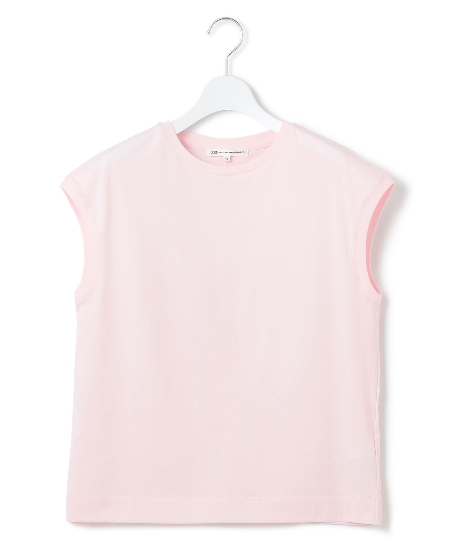 23区(ニジュウサンク)/【洗える】コンパクトヤーン フレンチスリーブ Tシャツ