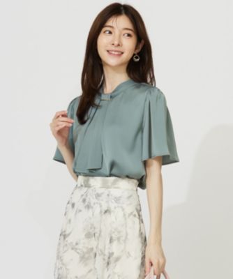集英社HAPPY PLUS STOREany SiS（エニィスィス）/【洗える】4WAY半袖 ボウブラウス