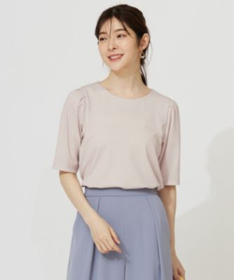 集英社HAPPY PLUS STOREany SiS（エニィスィス）/【接触冷感・UVカット・洗える】ハイストレッチスムースタックスリーブ カットソー