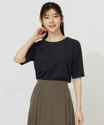 集英社HAPPY PLUS STOREANY SIS（エニィスィス）/【接触冷感・UVカット・洗える】ハイストレッチスムースタックスリーブ カットソー