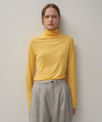 新作完売 ATON モーダルシルクジャージ タートルネック エイトン ATON(エイトン)のMODAL SILK JERSEY | タートルネック通販