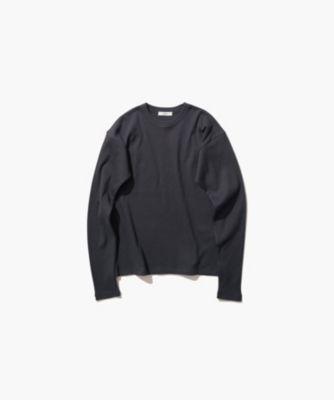 ATON(エイトン)のRECYCLE SUVIN RIB | ロングスリーブTシャツ