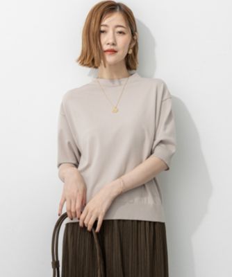 集英社HAPPY PLUS STORE23区（ニジュウサンク）/【洗える/吊り干しOK】ヴィスコースストレッチ パフスリーブ ニット