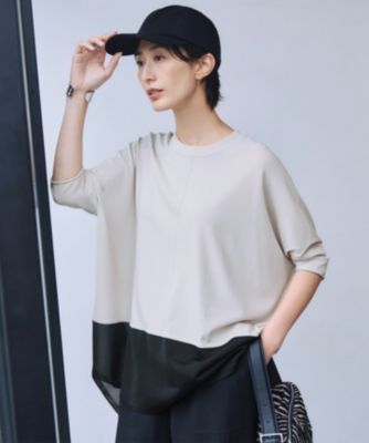 iCB 新品未使用 ロングコート マキシ丈 落ち感 アイボリー 薄手 ICB L 